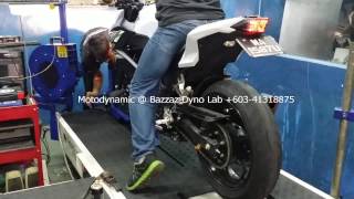 Kawasaki Z250 Bazzaz ZFi TC Dyno Tuning  Motodynamics Technology Malaysia