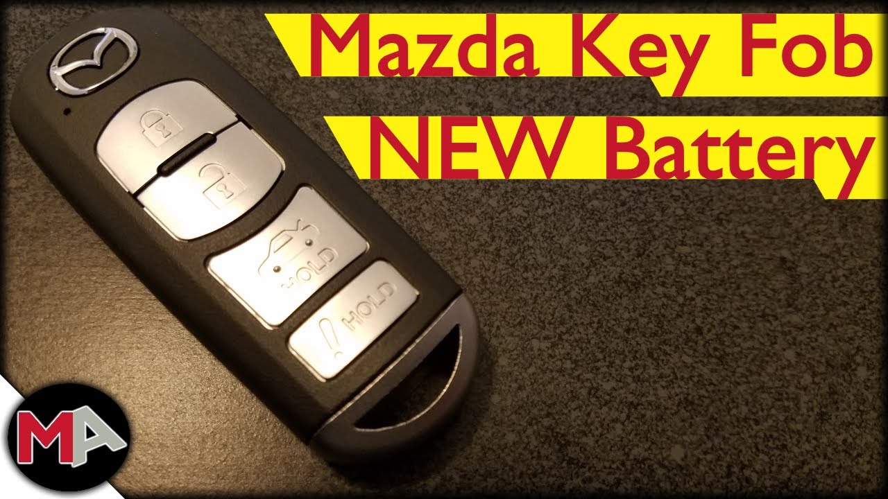 Mazda Key Fob Battery Replacement - YouTube
