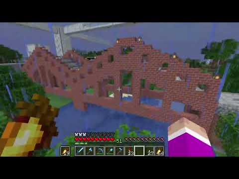 【マインクラフト】MC 1366 何度目かのレンガ建築その2