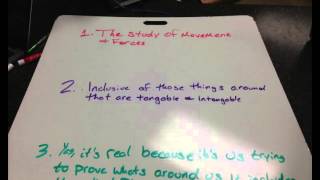 Kevin Meyers Week 1 Summary PHY112