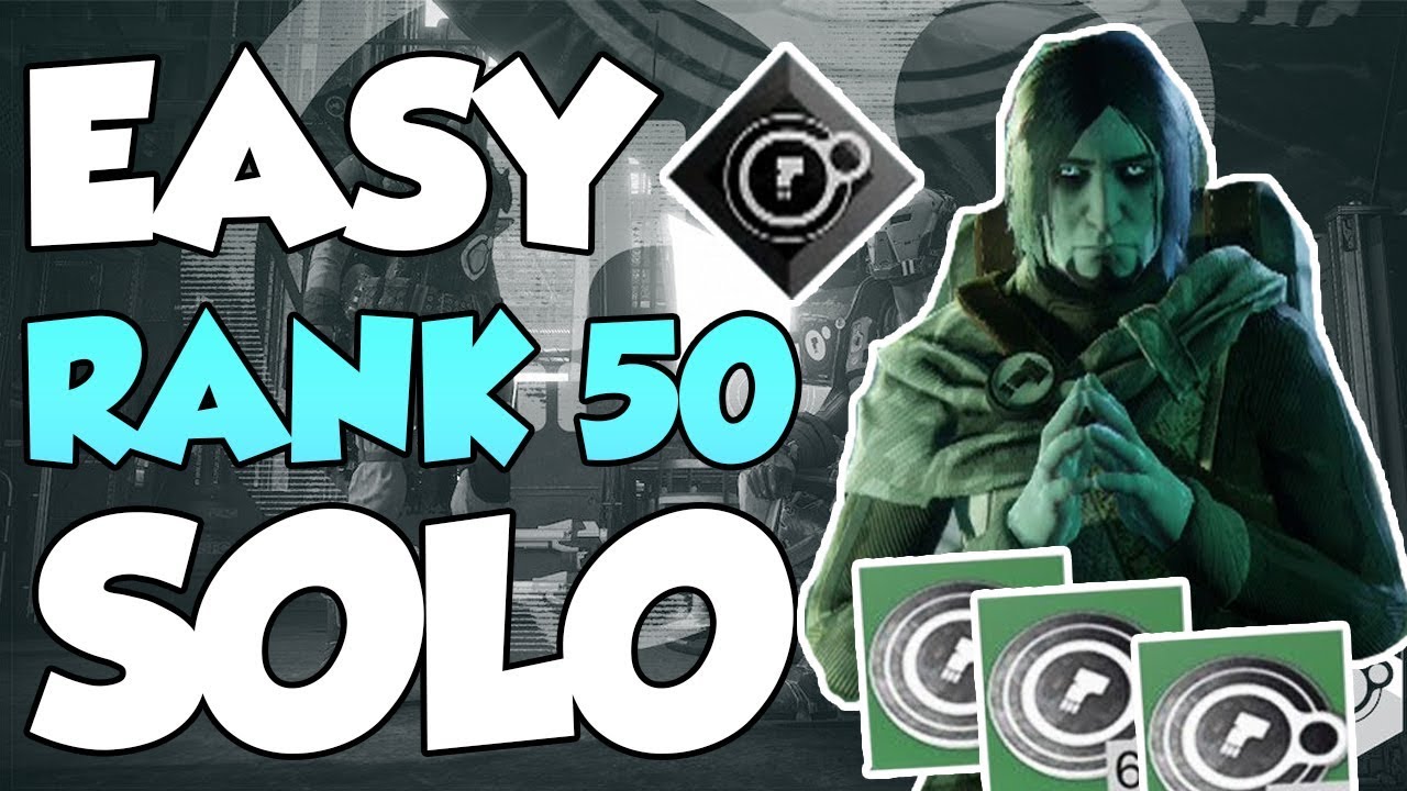 Destiny 2 - Easy SOLO Rank 50 Token Farm & Renown! 