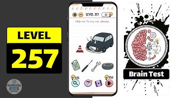 Brain Test Level 257 Walkthrough