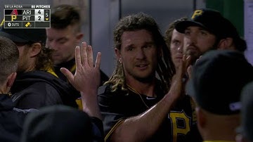 ARI@PIT: Polanco lines a run-scoring double to right