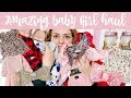 HUGE BABY GIRL HAUL || BEST NEWBORN CLOTHES & PRODUCTS!