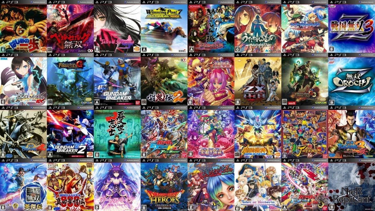 Top 100 Best PS3 Japan Games You Must Try!!! - YouTube