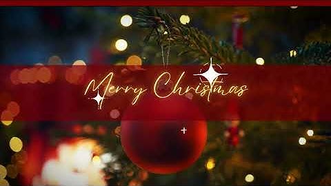 Red Merry Christmas Video