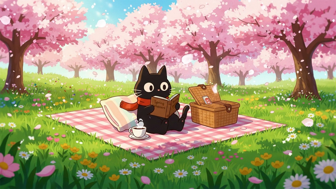 Lost in Springtime 🌸💭 Gentle Lofi Beats for Calm Minds