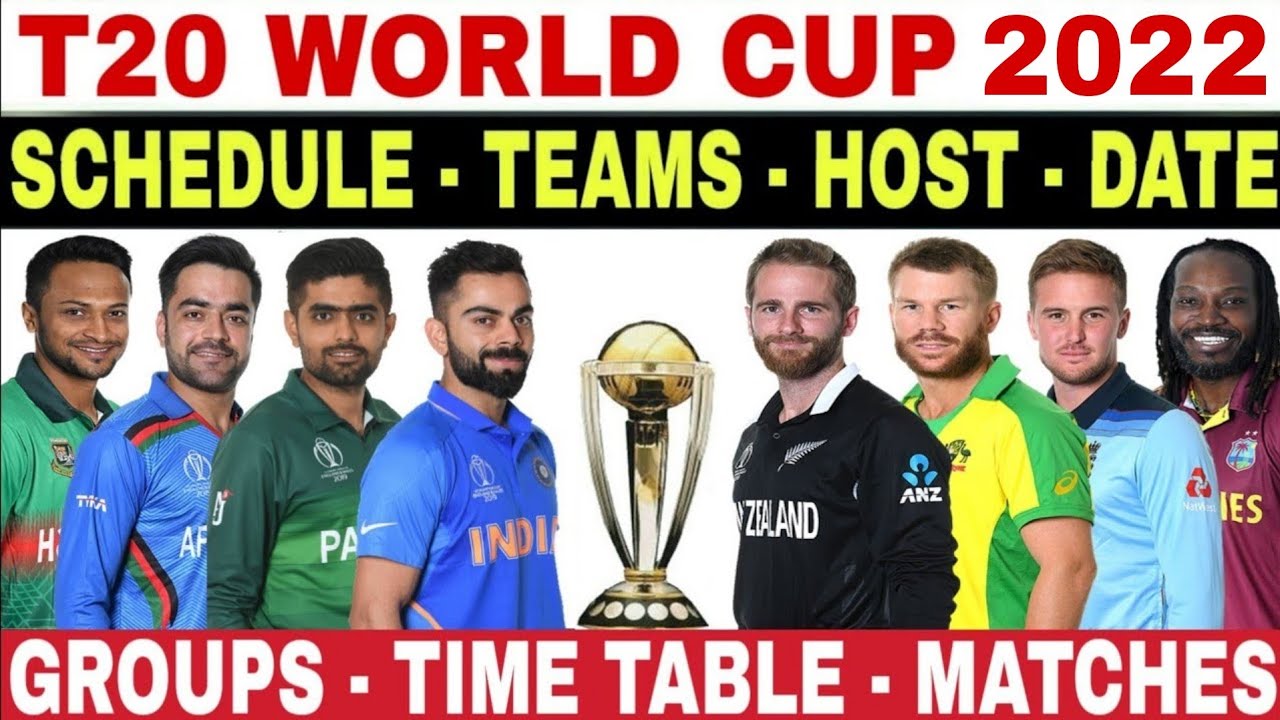 ICC T20 WORLD CUP 2022 SCHEDULE, DATE, TEAMS, HOST, VENUE, FIXTURES | T20 WORLD CUP 2022