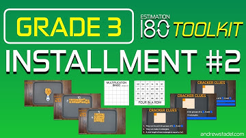 INSTALLMENT #2 • Grade 3 ESTIMATION 180 Toolkit • Andrew Stadel