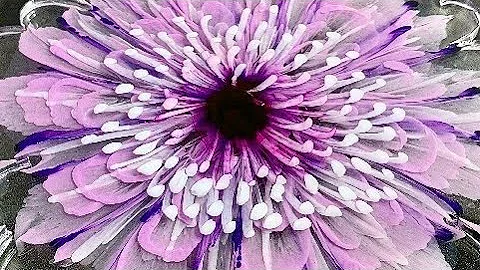 My best Resin Purple Bloom For Beginners_Resin Art Bloom/Art