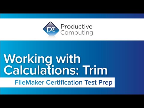 FileMaker Certification Test