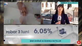 Stirile Kanal D - Vesti neplacute vin de la Banca Nationala. BNR amana scaderea ratelor