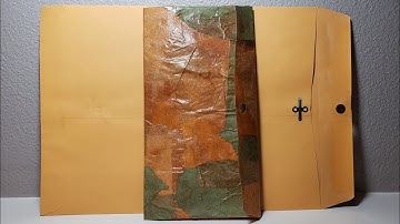 Process Video: Altered 9x12 Envelope Journal Part 1