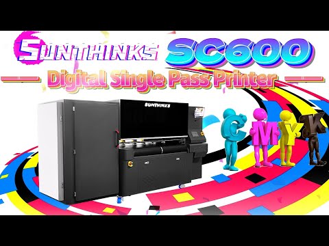 Jednoprůchodové digitální tiskárny řady SC (SC600 – SC1800) – video
