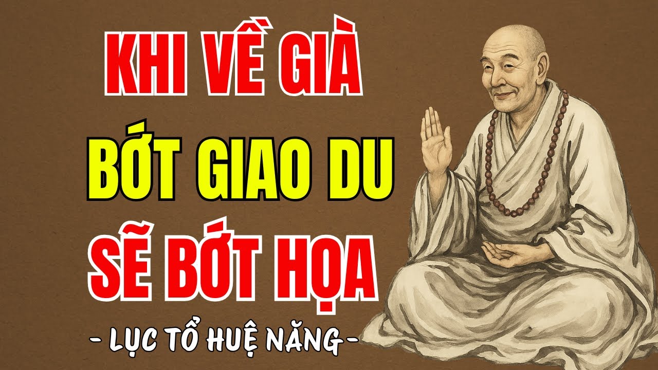 LỤC TỔ HUỆ NĂNG - Khi về già bớt giao du bớt họa, nên nghe 1 lần ?