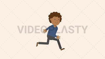 Black Man Running Animation [MOV & GIF]