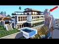 Minecraft: How To Build a MODERN Mansion / Modern Cliff/Mountain house! 2018