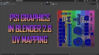 How to make PS1-Esque graphics with Blender 2.8 (UV mapping)