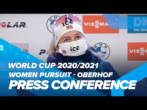 Oberhof World Cup 5 Women Pursuit Press Conference