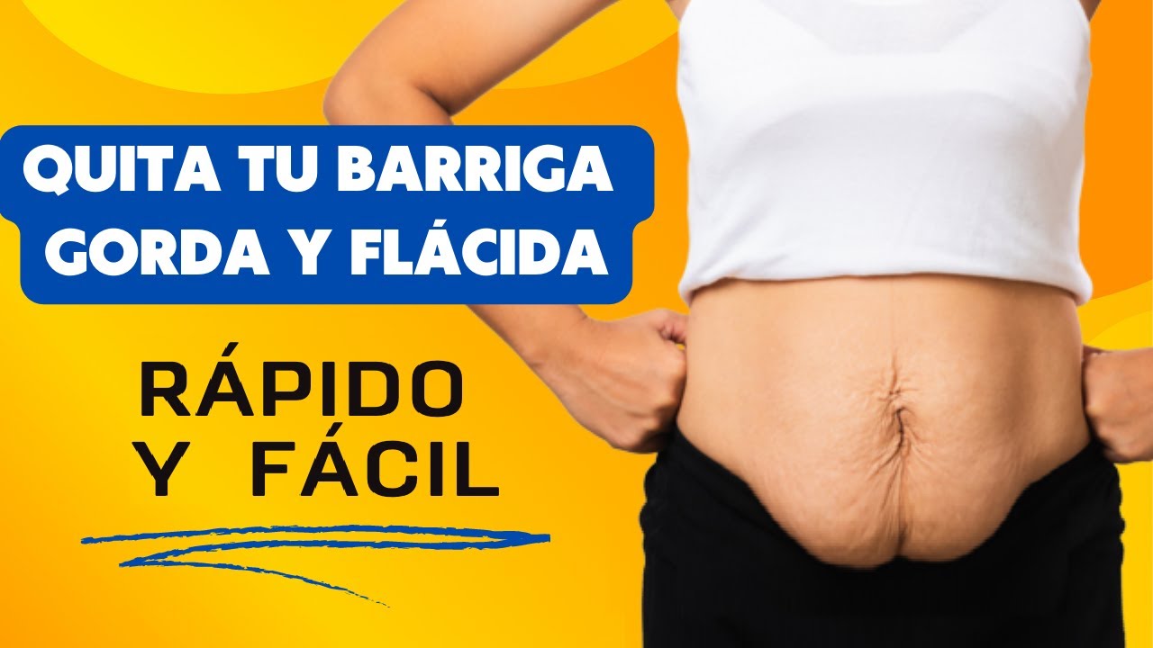 ADIOS AL ABDOMEN GORDO CAÍDO Y FLÁCIDO 🔥 Perder la barriga fácil y rápido  