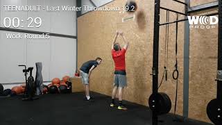 Last Winter Throwdown 2019 Team Teenadult WOD #2