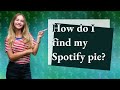 How do I find my Spotify pie? Mp3 Song