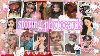 storing photocards 16 ♡ le sserafim, red velvet, loona + new collection!!! ੈ✩‧₊