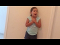 موطني أمي الحنون Jude practicing her National Day assembly song