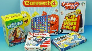 2012 FAMILY GAME NIGHT set of 5 BURGER KING COLLECTIBLE MINI BOARDGAMES VIDEO REVIEW