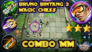 BRUNO MM MAGIC CHESS BINTANG 3,, COMBO 3 WM + 6 MM. MOBILE LEGENDS BANG BANG INDONESIA