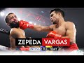 First round knockout  jose zepeda vs josue vargas  full fight