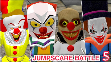 Jumpscare battle part 5 : Clown Family Hospital