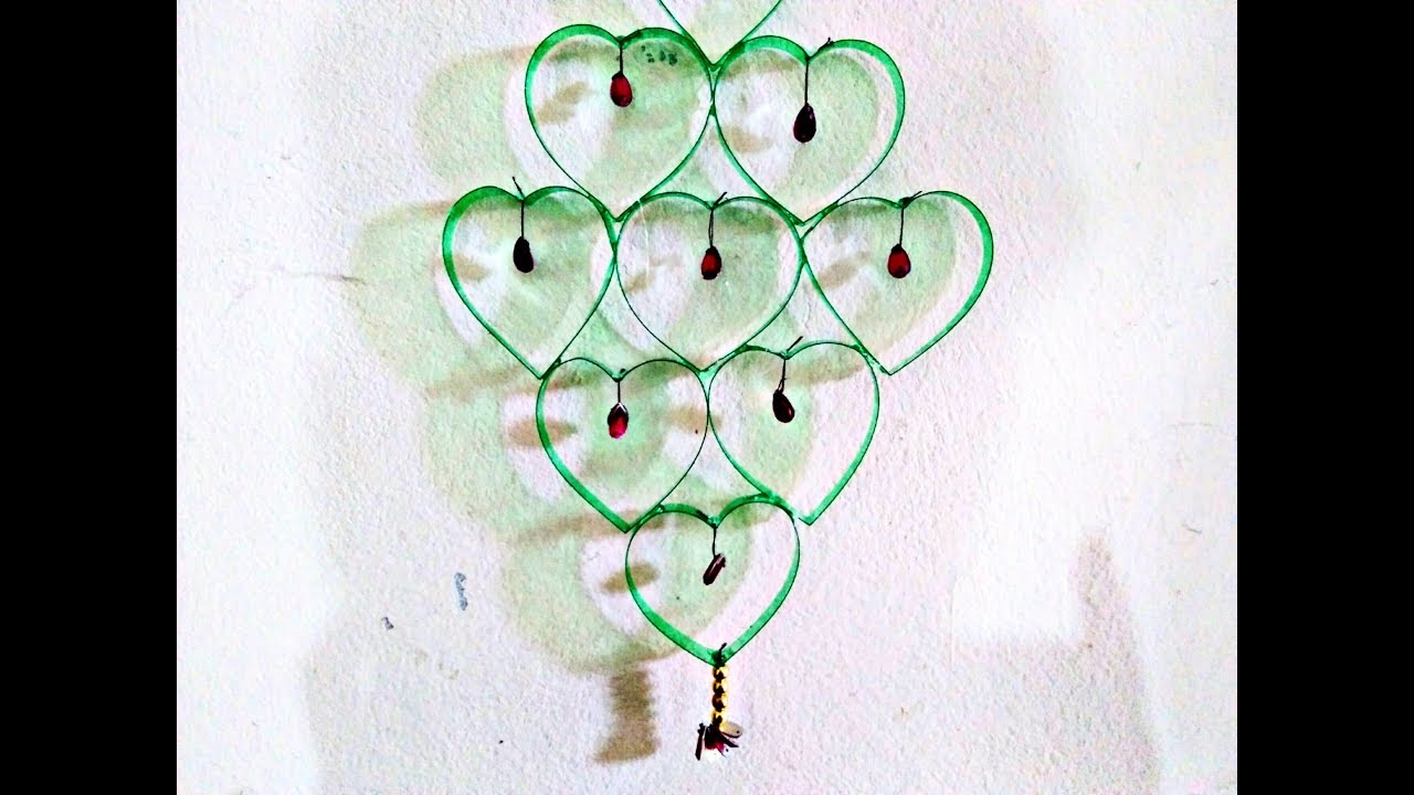 Plastic Bottle craft idea How to Make Beautiful Wall Hanging With