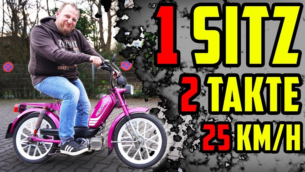 Zurück in die JUGEND! - Hercules Prima 5 - Marco fährt mit dem Mofa durch Dortmund!