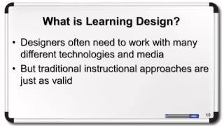 EDCI 335: Learning Design - Learning Design Foundations (10/23)
