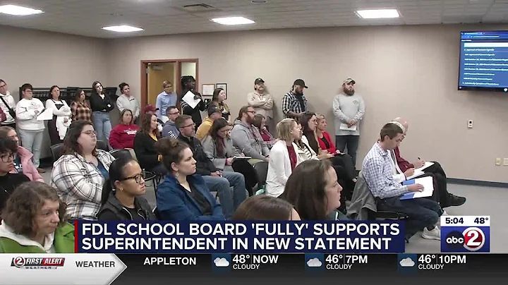 Fond du Lac school board ‘fully’ supports superintendent in new statement