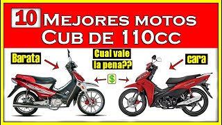 TOP 10 MOTOS 110cc [CUB] 2023 ¿CUAL ES LA MEJOR? Precio/Calidad - 0KM 