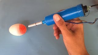 How to make a mini hot air gun at home