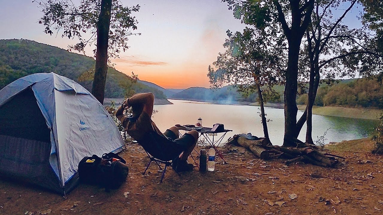 Tek Başına Kamp - Camping Alone - Darlık Barajı - Kampta Bir Günüm - Yamaha Xt660z Tenere