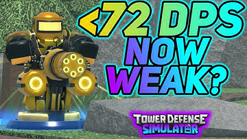 The Rate of Fire bug is back... - Gold Mini & Accelerator WEAK - Tower Defense Simulator
