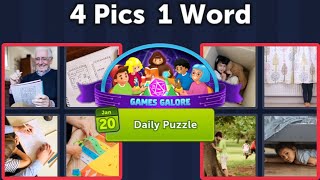 4 Pics 1 Word Daily Puzzle January 20, 2023 Games Galore screenshot 4