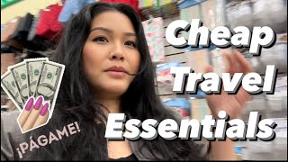 Cheap must have travel essentials for packing on a budget.