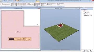 cadvilla® Support - define external walls polygonal with numerical input (V5)