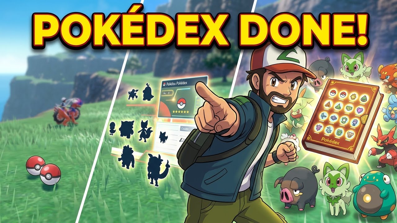 🔴 Pokémon Scarlet LIVE – Pokédex Completion Grind