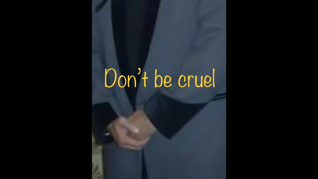 Don’t be cruel performed by Laurence Todd ( Toddy )