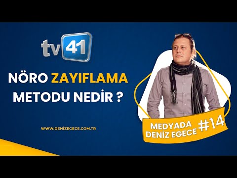 Tv41'e konuk olan Deniz Egece  Nöro Zayıflama Metodunu Anlattı.