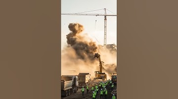 SHOCKING Bridge Collapse Caught on Camera | Construction Site Disaster 2025