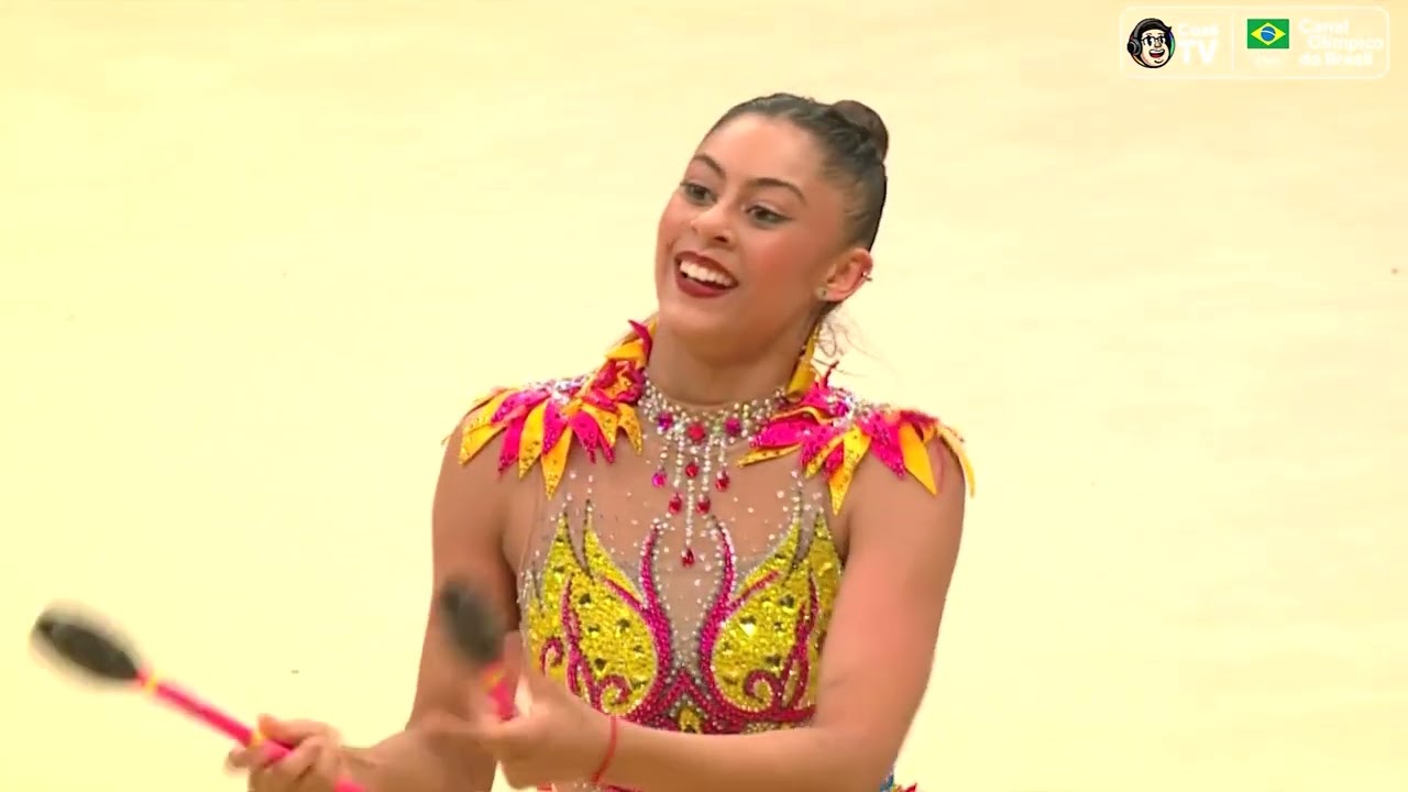 HISTÓRICO! A APRESENTAÇÃO DE BABI DOMINGOS NA FINAL DAS MAÇAS DO MUNDIAL DE GINÁSTICA RÍTMICA