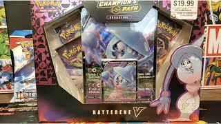 Pokémon TCG Hatterene V Box Opening
