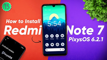 How to Install PixysOS 6.2.1 on Redmi Note 7 | Android 13 | MIUI Features⚡
